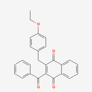 2-benzoyl-3-(4-ethoxybenzyl)naphthoquinone
