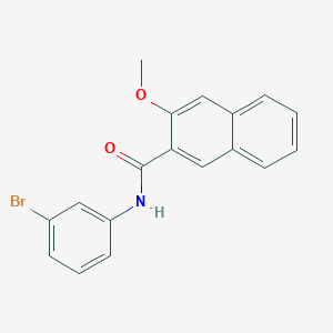 molecular formula C18H14BrNO2 B3742479 N-(3-bromophenyl)-3-methoxy-2-naphthamide 