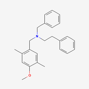 N-benzyl-N-(4-methoxy-2,5-dimethylbenzyl)-2-phenylethanamine