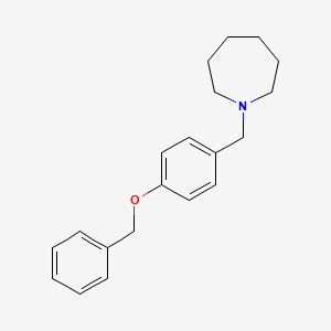 1-[4-(benzyloxy)benzyl]azepane