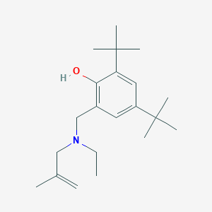 2,4-di-tert-butyl-6-{[ethyl(2-methyl-2-propen-1-yl)amino]methyl}phenol