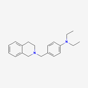 4-(3,4-dihydro-2(1H)-isoquinolinylmethyl)-N,N-diethylaniline