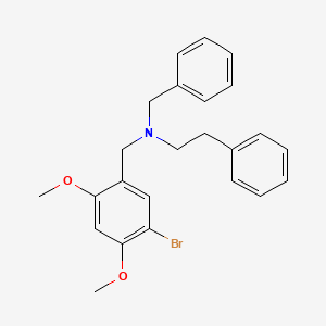 N-benzyl-N-(5-bromo-2,4-dimethoxybenzyl)-2-phenylethanamine