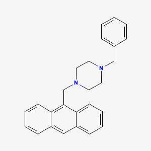 1-(9-anthrylmethyl)-4-benzylpiperazine