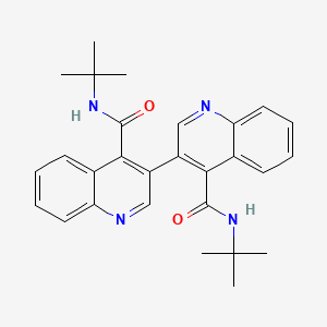 N,N'-di-tert-butyl-3,3'-biquinoline-4,4'-dicarboxamide