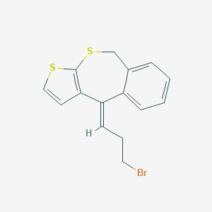 molecular formula C15H13BrS2 B374264 4-(3-Bromopropylidene)-4,9-dihydrothieno[2,3-c][2]benzothiepine 