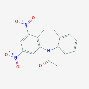 5-acetyl-1,3-bisnitro-10,11-dihydro-5H-dibenzo[b,f]azepine