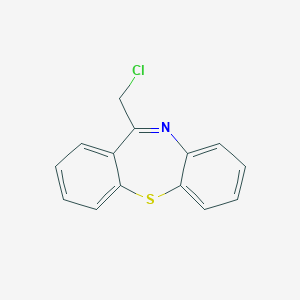 molecular formula C14H10ClNS B374272 11-(Chloromethyl)dibenzo[b,f][1,4]thiazepine 