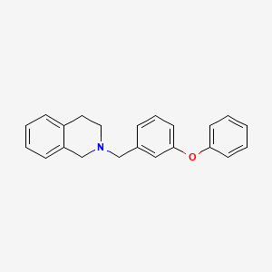 molecular formula C22H21NO B3742730 2-(3-phenoxybenzyl)-1,2,3,4-tetrahydroisoquinoline 