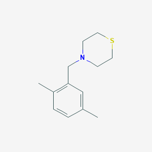 molecular formula C13H19NS B3742834 4-(2,5-dimethylbenzyl)thiomorpholine 
