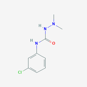 molecular formula C9H12ClN3O B3742839 N-(3-chlorophenyl)-2,2-dimethylhydrazinecarboxamide CAS No. 19102-28-4