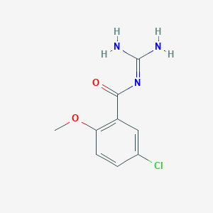 N-(5-chloro-2-methoxybenzoyl)guanidine