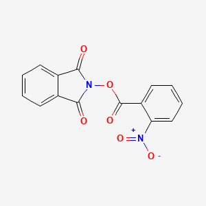 molecular formula C15H8N2O6 B3742865 2-[(2-nitrobenzoyl)oxy]-1H-isoindole-1,3(2H)-dione 
