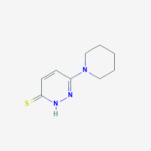 molecular formula C9H13N3S B3742875 6-(1-piperidinyl)-3(2H)-pyridazinethione 