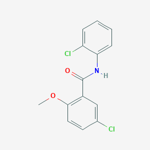 molecular formula C14H11Cl2NO2 B374290 5-chloro-N-(2-chlorophenyl)-2-methoxybenzamide 