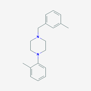 molecular formula C19H24N2 B3742902 1-(3-methylbenzyl)-4-(2-methylphenyl)piperazine 