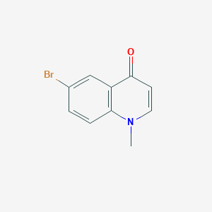 molecular formula C10H8BrNO B3742980 6-bromo-1-methyl-4(1H)-quinolinone 