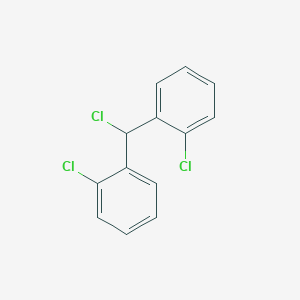 molecular formula C13H9Cl3 B374299 1-Chloro-2-[chloro(2-chlorophenyl)methyl]benzene 