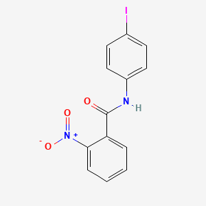 molecular formula C13H9IN2O3 B3743025 N-(4-iodophenyl)-2-nitrobenzamide CAS No. 135097-69-7