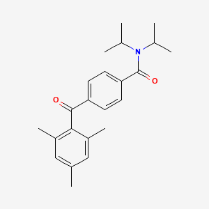 molecular formula C23H29NO2 B3743103 N,N-diisopropyl-4-(mesitylcarbonyl)benzamide 
