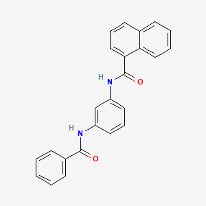 molecular formula C24H18N2O2 B3743141 N-[3-(benzoylamino)phenyl]-1-naphthamide 