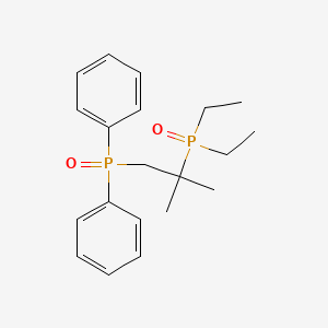 molecular formula C20H28O2P2 B3743161 [2-(diethylphosphoryl)-2-methylpropyl](diphenyl)phosphine oxide 
