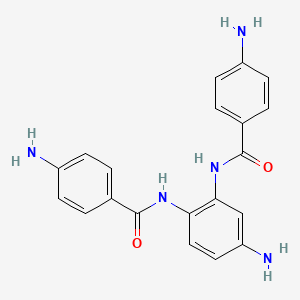 molecular formula C20H19N5O2 B3743189 N,N'-(4-amino-1,2-phenylene)bis(4-aminobenzamide) 