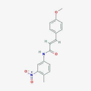 molecular formula C17H16N2O4 B374320 (2E)-3-(4-methoxyphenyl)-N-(4-methyl-3-nitrophenyl)prop-2-enamide 