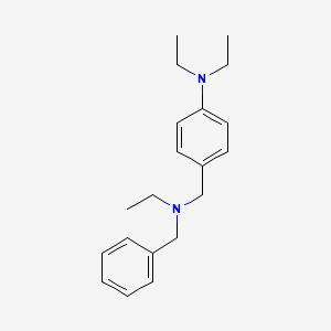 molecular formula C20H28N2 B3743209 4-{[benzyl(ethyl)amino]methyl}-N,N-diethylaniline 