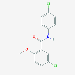 molecular formula C14H11Cl2NO2 B374322 5-chloro-N-(4-chlorophenyl)-2-methoxybenzamide 