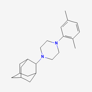 molecular formula C22H32N2 B3743230 1-(2-adamantyl)-4-(2,5-dimethylphenyl)piperazine 