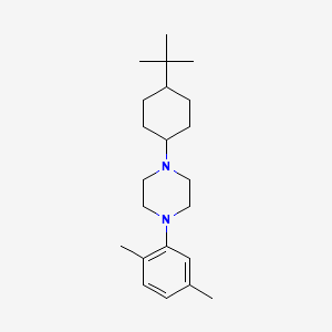 molecular formula C22H36N2 B3743233 1-(4-tert-butylcyclohexyl)-4-(2,5-dimethylphenyl)piperazine 