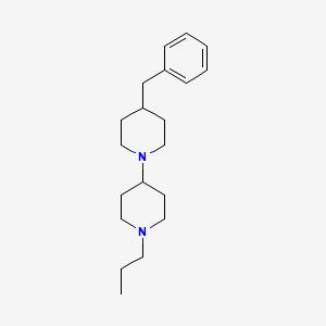 molecular formula C20H32N2 B3743246 4-benzyl-1'-propyl-1,4'-bipiperidine 