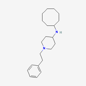 molecular formula C21H34N2 B3743278 N-cyclooctyl-1-(2-phenylethyl)-4-piperidinamine 