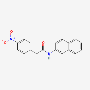 molecular formula C18H14N2O3 B3743333 N-2-naphthyl-2-(4-nitrophenyl)acetamide 