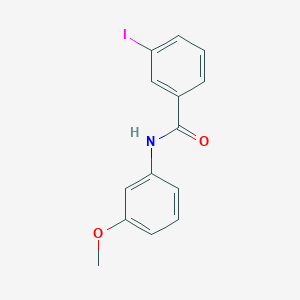 molecular formula C14H12INO2 B3743347 3-iodo-N-(3-methoxyphenyl)benzamide CAS No. 331270-72-5