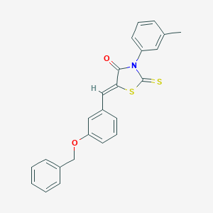 5-[3-(Benzyloxy)benzylidene]-3-(3-methylphenyl)-2-thioxo-1,3-thiazolidin-4-one