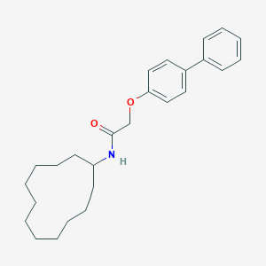 2-(biphenyl-4-yloxy)-N-cyclododecylacetamide