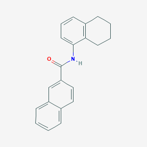 N-(5,6,7,8-tetrahydro-1-naphthalenyl)-2-naphthamide