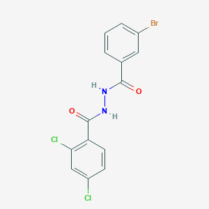 molecular formula C14H9BrCl2N2O2 B3743381 N'-(3-bromobenzoyl)-2,4-dichlorobenzohydrazide 