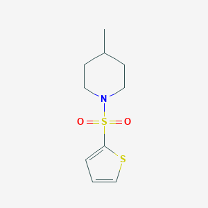 molecular formula C10H15NO2S2 B374351 4-Methyl-1-(2-thienylsulfonyl)piperidine CAS No. 302552-66-5