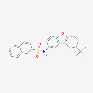 N-(8-tert-butyl-6,7,8,9-tetrahydrodibenzo[b,d]furan-2-yl)-2-naphthalenesulfonamide