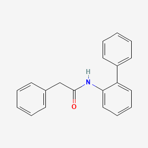 molecular formula C20H17NO B3743558 N-2-biphenylyl-2-phenylacetamide 
