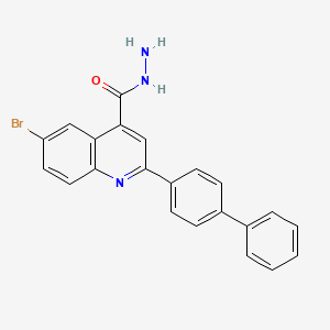 molecular formula C22H16BrN3O B3743615 2-(4-biphenylyl)-6-bromo-4-quinolinecarbohydrazide CAS No. 351327-54-3