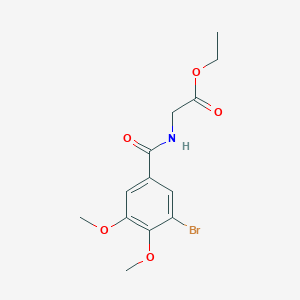 Ethyl [(3-bromo-4,5-dimethoxybenzoyl)amino]acetate
