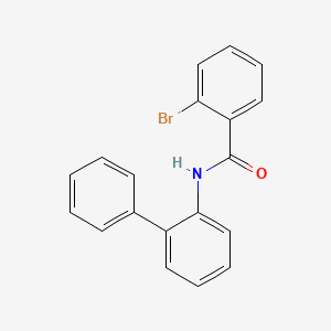 molecular formula C19H14BrNO B3743666 N-2-biphenylyl-2-bromobenzamide 