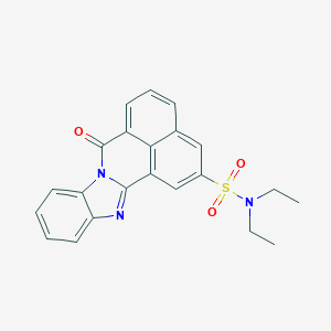 molecular formula C22H19N3O3S B3743708 N,N-diethyl-7-oxo-7H-benzimidazo[2,1-a]benzo[de]isoquinoline-2-sulfonamide 