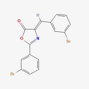 molecular formula C16H9Br2NO2 B3743775 4-(3-bromobenzylidene)-2-(3-bromophenyl)-1,3-oxazol-5(4H)-one 
