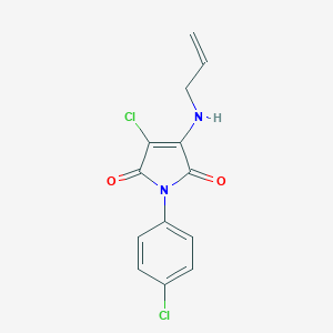 molecular formula C13H10Cl2N2O2 B374386 3-(allylamino)-4-chloro-1-(4-chlorophenyl)-1H-pyrrole-2,5-dione CAS No. 307506-94-1