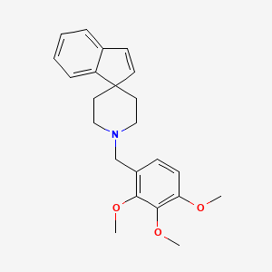 molecular formula C23H27NO3 B3743889 1'-(2,3,4-trimethoxybenzyl)spiro[indene-1,4'-piperidine] 